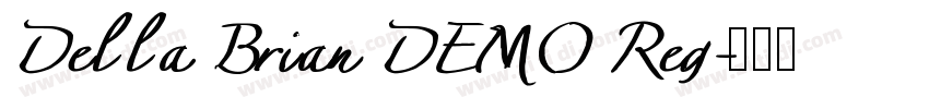 Della Brian DEMO Reg字体转换